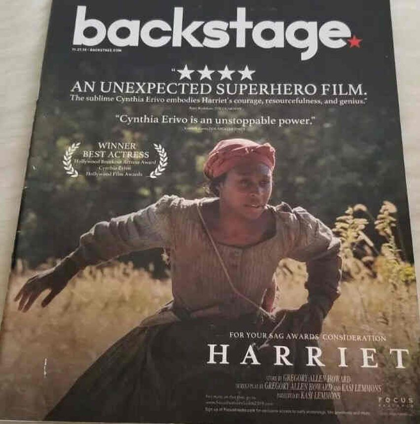 BACKSTAGE (USA) magazine side cover 27 November 2019