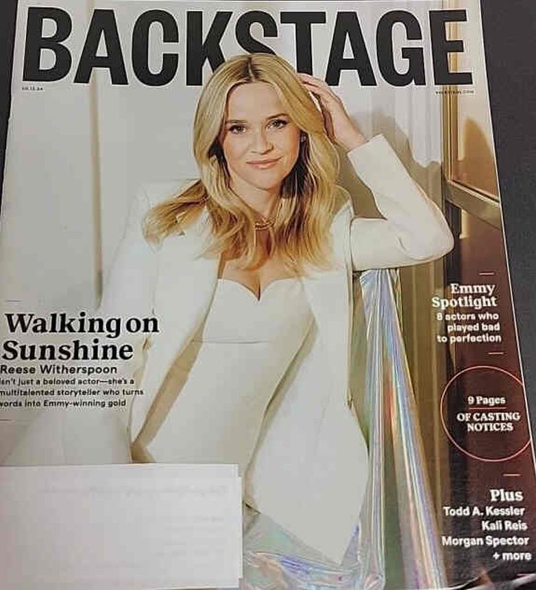 BACKSTAGE (USA) magazine side cover 13 June 2024