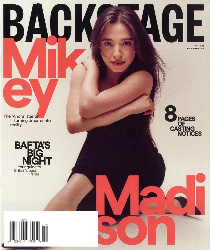 BACKSTAGE (USA) magazine side cover 30 January 2025