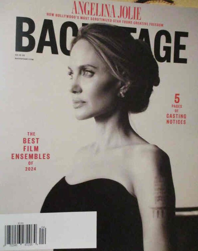 BACKSTAGE (USA) magazine side cover 13 February 2025