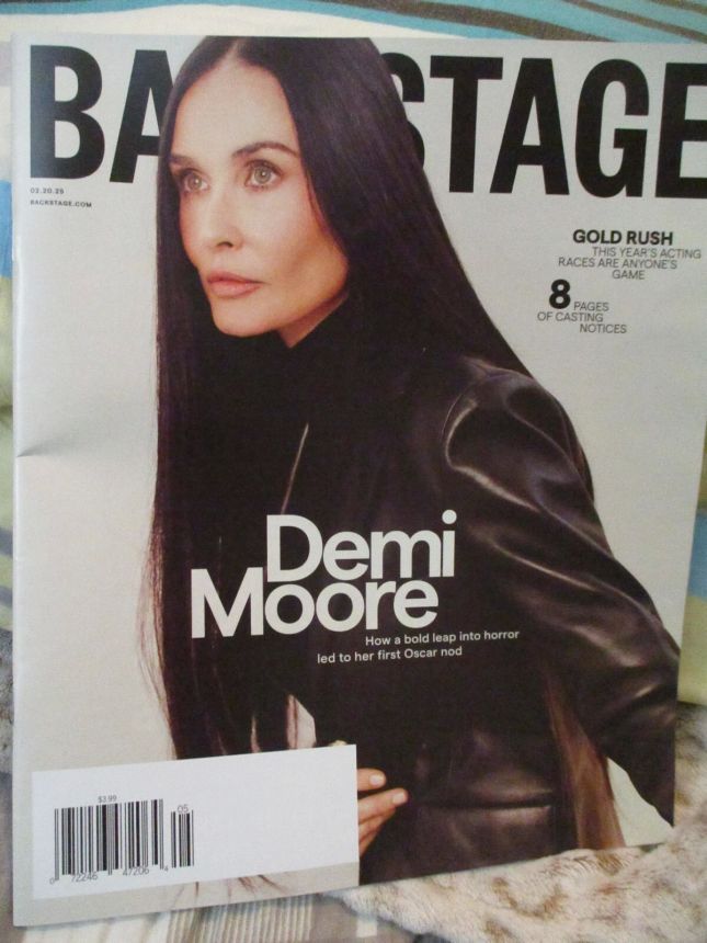 BACKSTAGE (USA) magazine side cover 20 February 2025