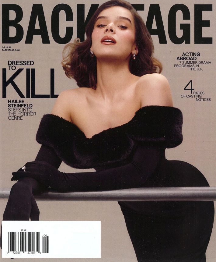 BACKSTAGE (USA) magazine side cover 10 April 2025
