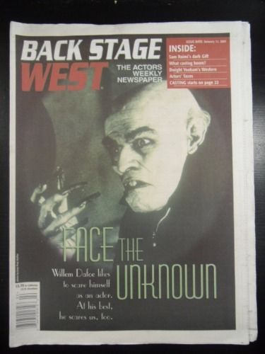 BACK STAGE WEST magazine side cover 11 January 2001