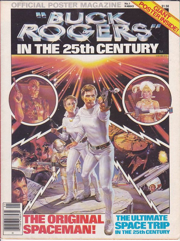 BUCK ROGERS IN THE 25TH CENTURY magazine side cover  1980