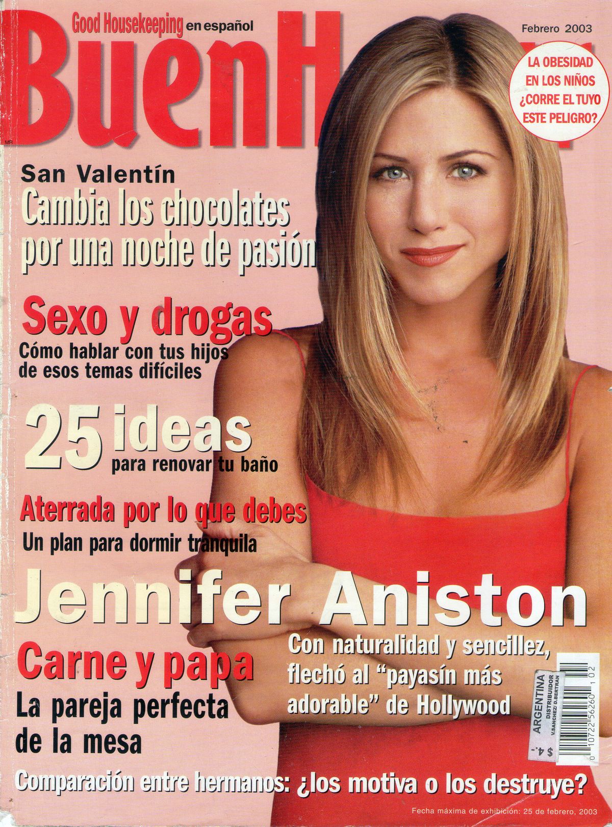 BUENHOGAR (MX) magazine side cover  February 2003