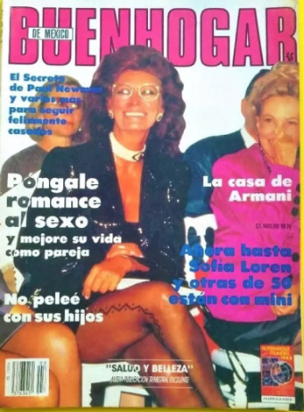 BUENHOGAR (MX) magazine side cover  January 1988