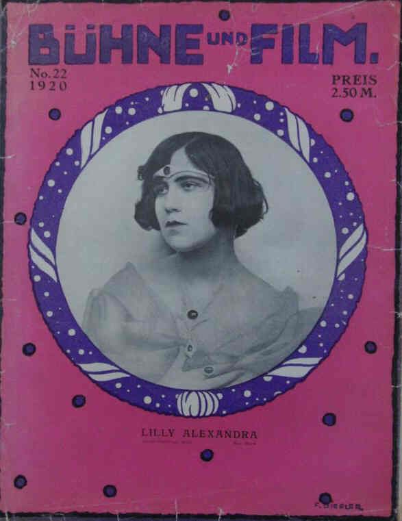 BUHNE UND FILM magazine side cover Issue 22  1920