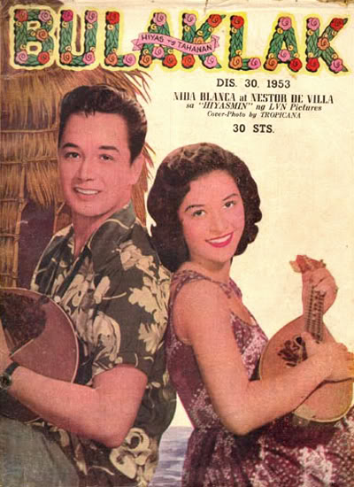 BULAKLAK magazine side cover 30 December 1953