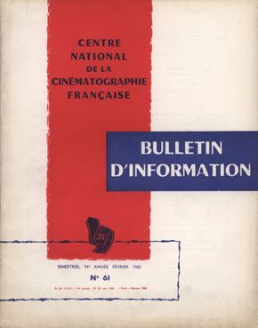 BULLETIN D INFORMATION magazine side cover Issue 61 February 1960