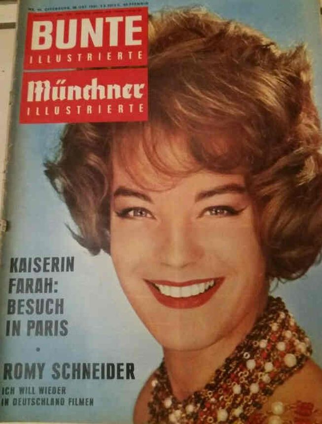BUNTE ILLUSTRIERTE magazine side cover Issue 44 28 October 1961