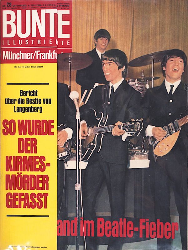 BUNTE ILLUSTRIERTE magazine side cover Issue 28 6 July 1962