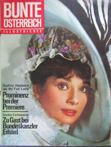 BUNTE ILLUSTRIERTE magazine side cover  January 1965