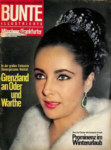 BUNTE ILLUSTRIERTE magazine side cover Issue 4 20 January 1965