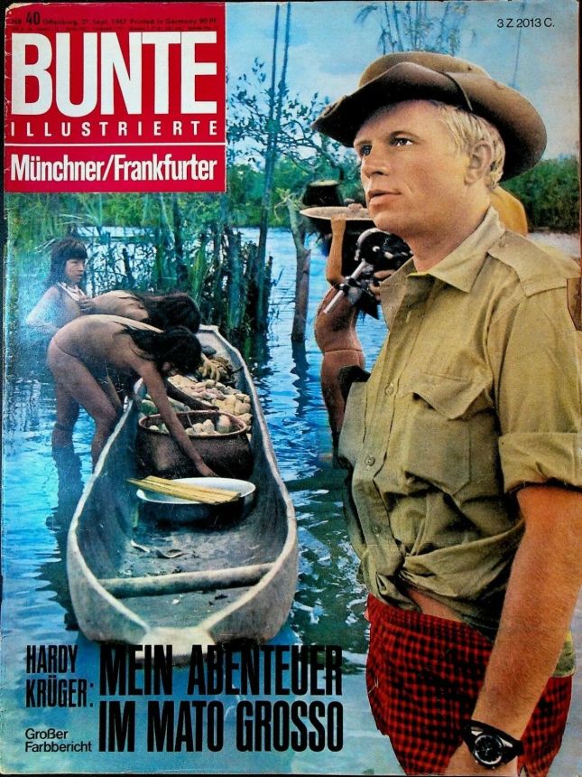 BUNTE ILLUSTRIERTE magazine side cover Issue 40 27 September 1967