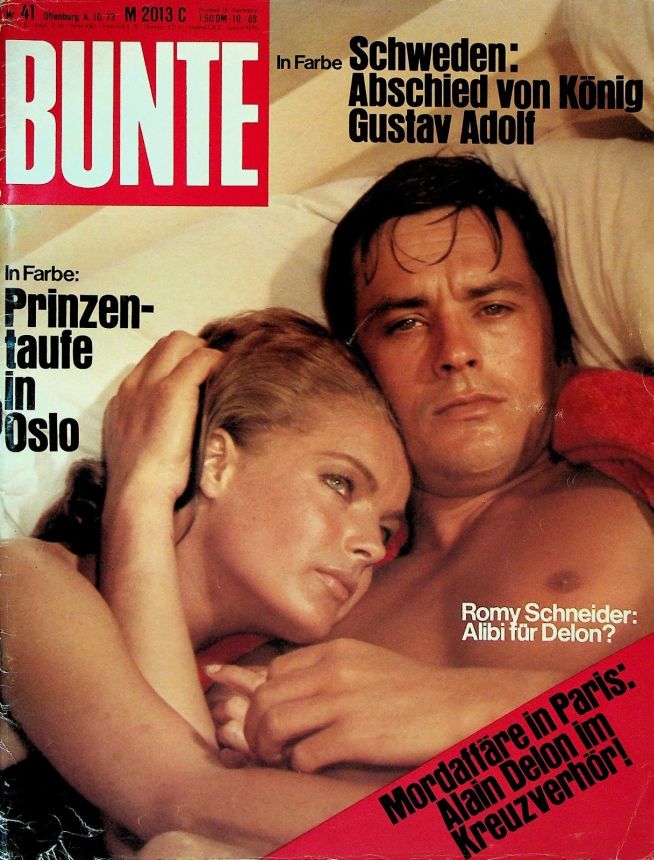 BUNTE ILLUSTRIERTE magazine side cover Issue 41 4 October 1973