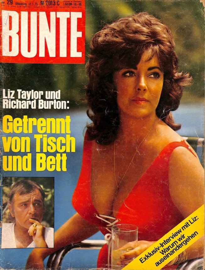 BUNTE ILLUSTRIERTE magazine side cover Issue 29 12 July 1977