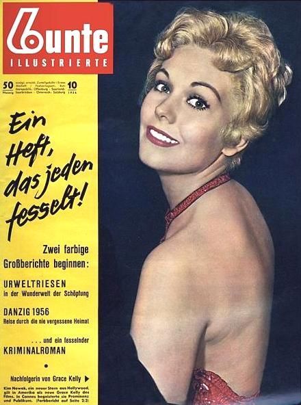 BUNTE ILLUSTRIERTE magazine side cover Issue 10  1956