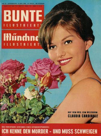 BUNTE ILLUSTRIERTE magazine side cover September 1961