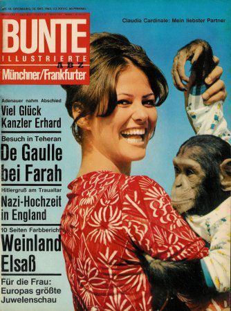 BUNTE ILLUSTRIERTE magazine side cover October 1963