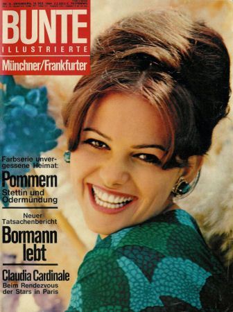 BUNTE ILLUSTRIERTE magazine side cover December 1964