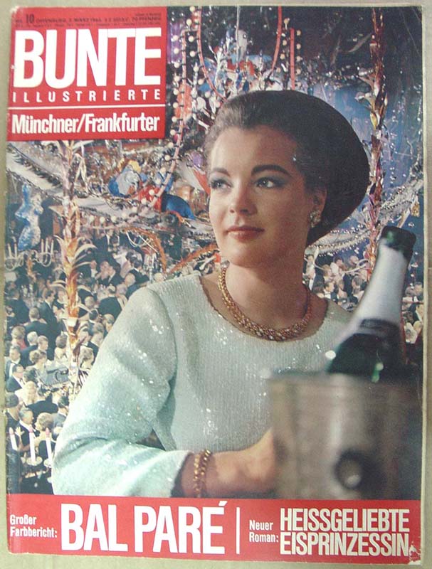 BUNTE ILLUSTRIERTE magazine side cover 3 March 1965