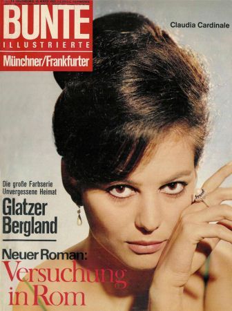 BUNTE ILLUSTRIERTE magazine side cover Issue 11 10 March 1965