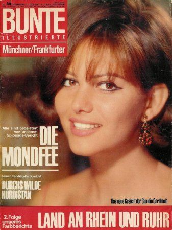 BUNTE ILLUSTRIERTE magazine side cover 27 October 1965