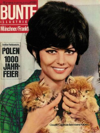 BUNTE ILLUSTRIERTE magazine side cover May 1966