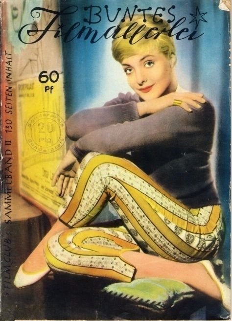 BUNTES FILMALLERLEI magazine side cover Issue 2  1958