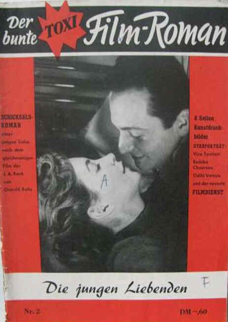 DER BUNTE TOXI FILM ROMAN magazine side cover Issue 2   1954