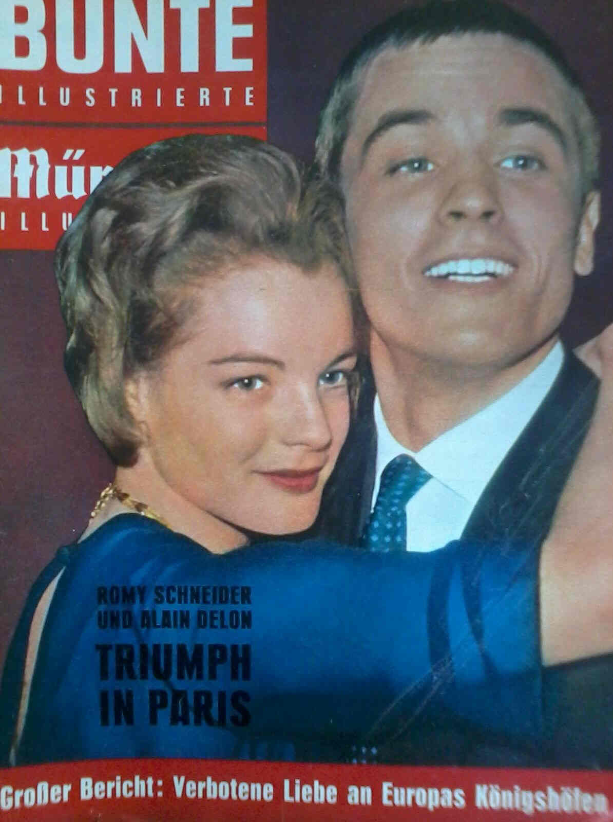 BUNTE ILLUSTRIERTE magazine side cover 22 April 1961
