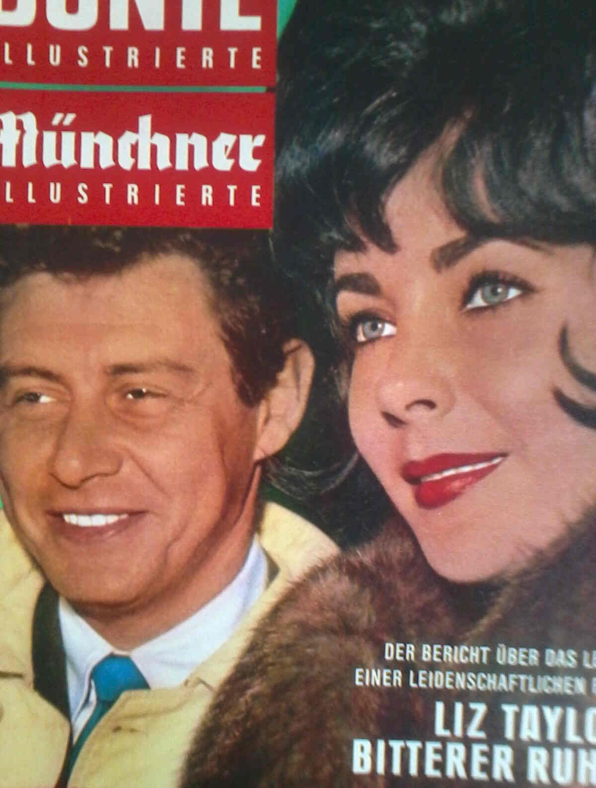 BUNTE ILLUSTRIERTE magazine side cover 20 May 1961
