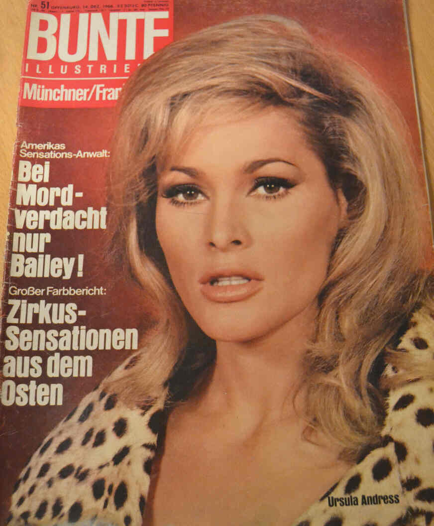 BUNTE ILLUSTRIERTE magazine side cover 14 December 1966