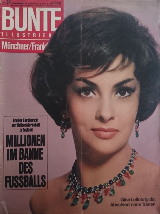 BUNTE ILLUSTRIERTE magazine side cover Issue 29 12 July 1967