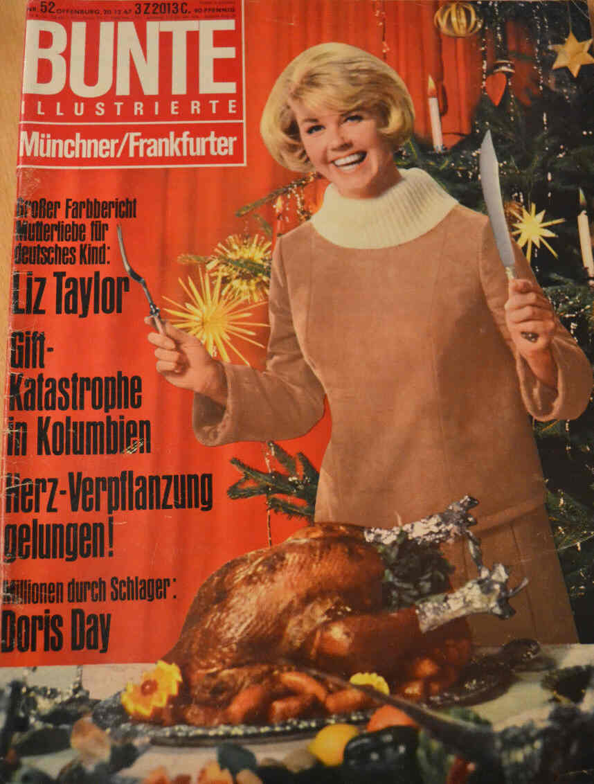 BUNTE ILLUSTRIERTE magazine side cover 20 December 1967