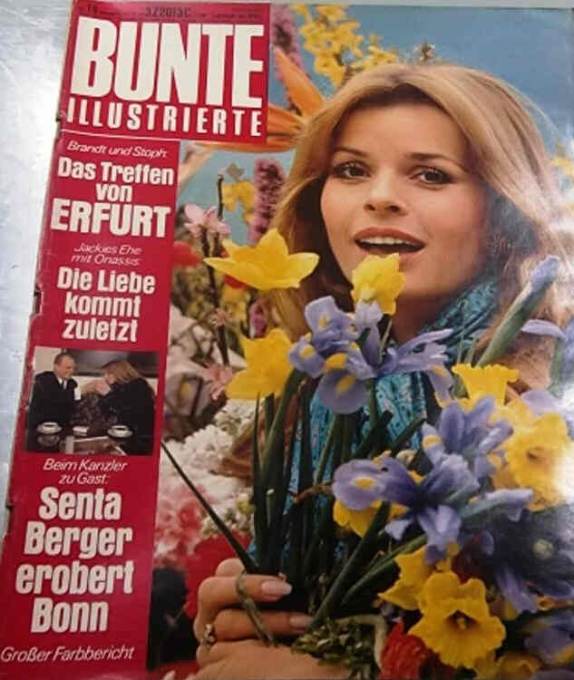 BUNTE ILLUSTRIERTE magazine side cover 31 March 1970