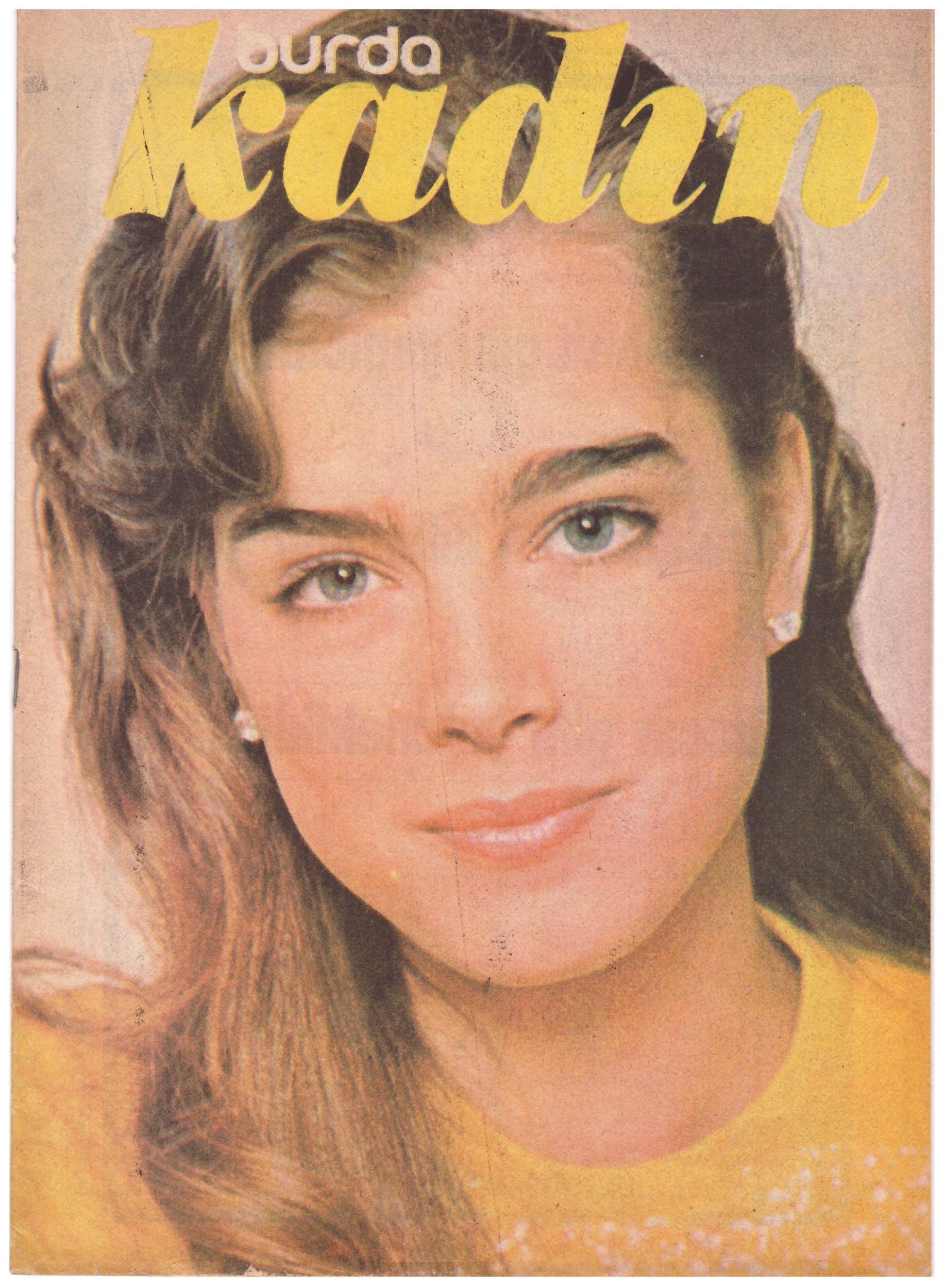 BURDA KADIN magazine side cover Issue 16 October 1981