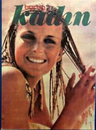 BURDA KADIN magazine side cover   1980