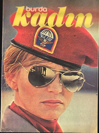 BURDA KADIN magazine side cover  March 1981