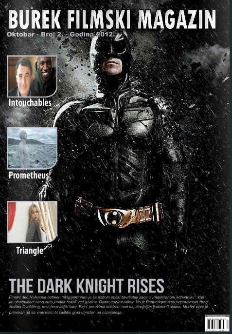 BUREK FILMSKI MAGAZIN magazine side cover Issue 2 October 2011