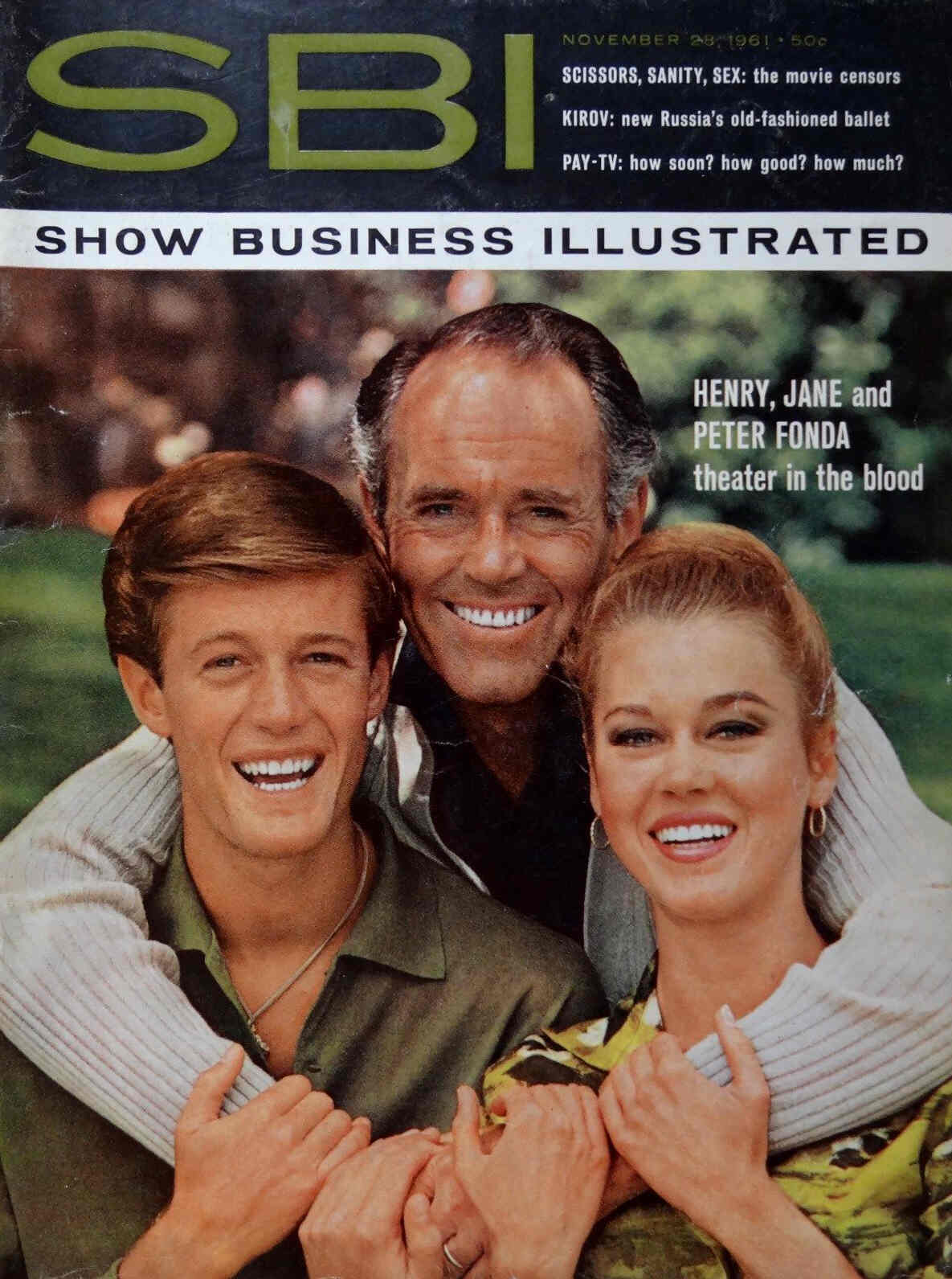 SHOW BUSINESS ILLUSTRATED magazine side cover Issue 7 28 November 1961