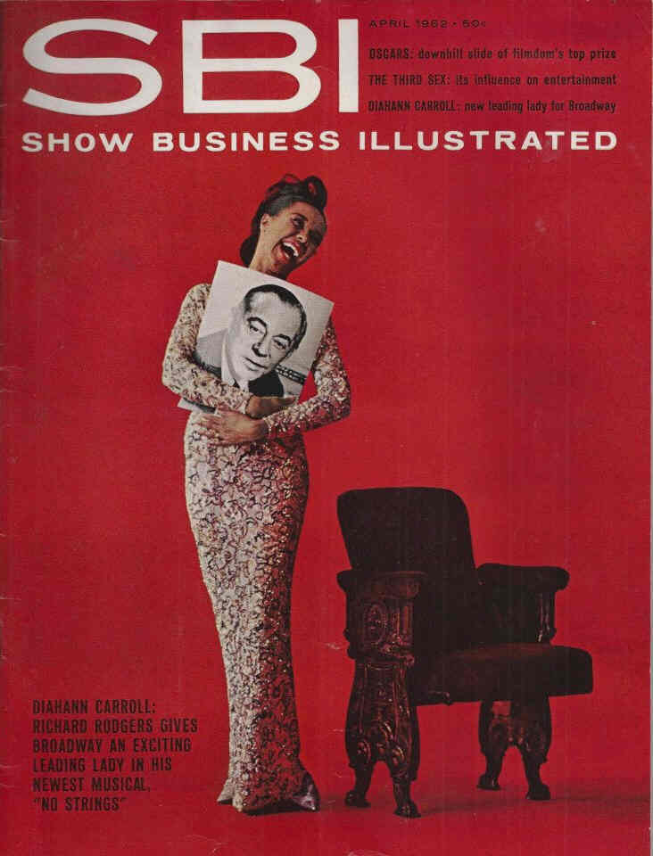 SHOW BUSINESS ILLUSTRATED magazine side cover April 1962