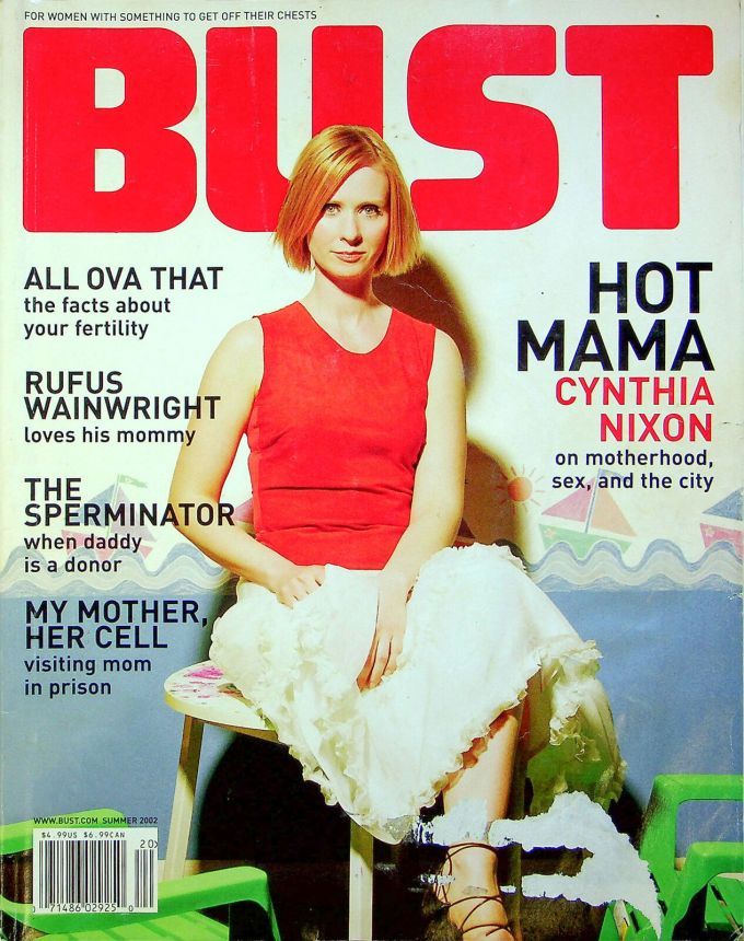 BUST magazine side cover Summer 2002