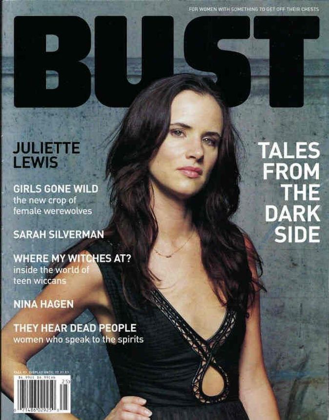 BUST magazine side cover Fall 2003