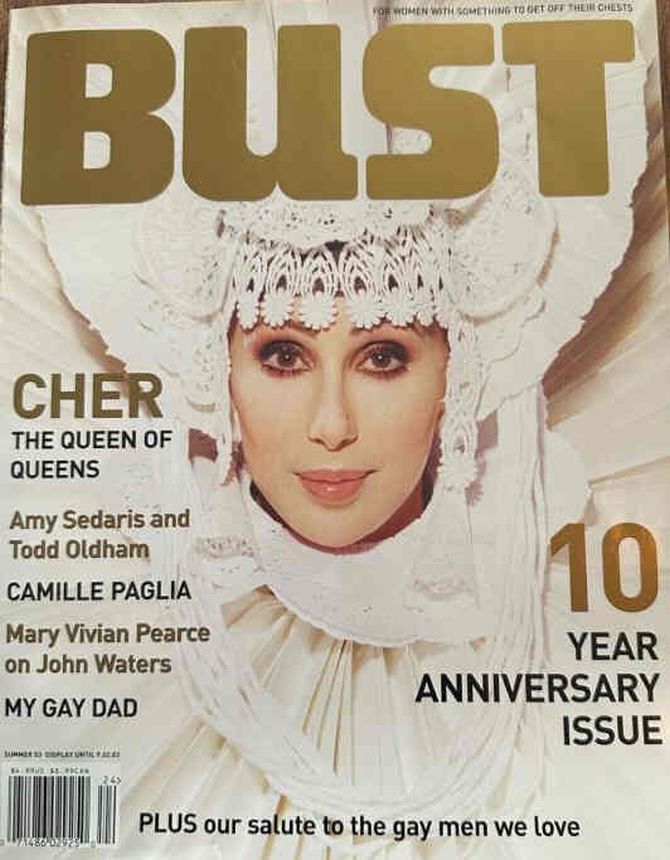 BUST magazine side cover Summer 2003