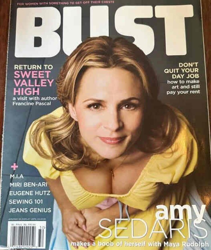 BUST magazine side cover  April/May 2005