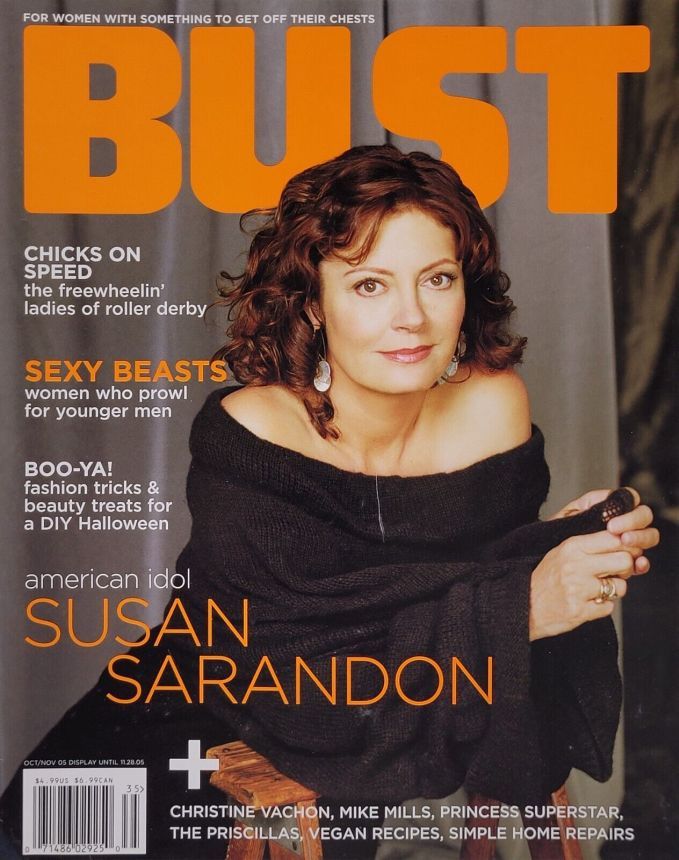 BUST magazine side cover  October/November 2005