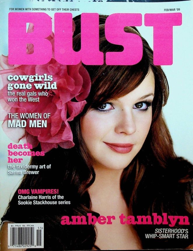 BUST magazine side cover  February 2009