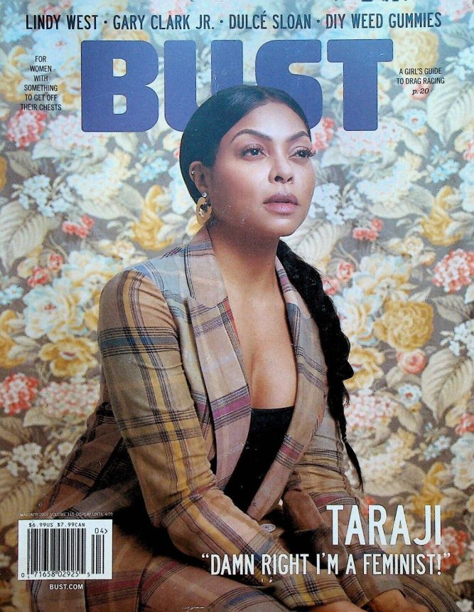 BUST magazine side cover  March/April 2019