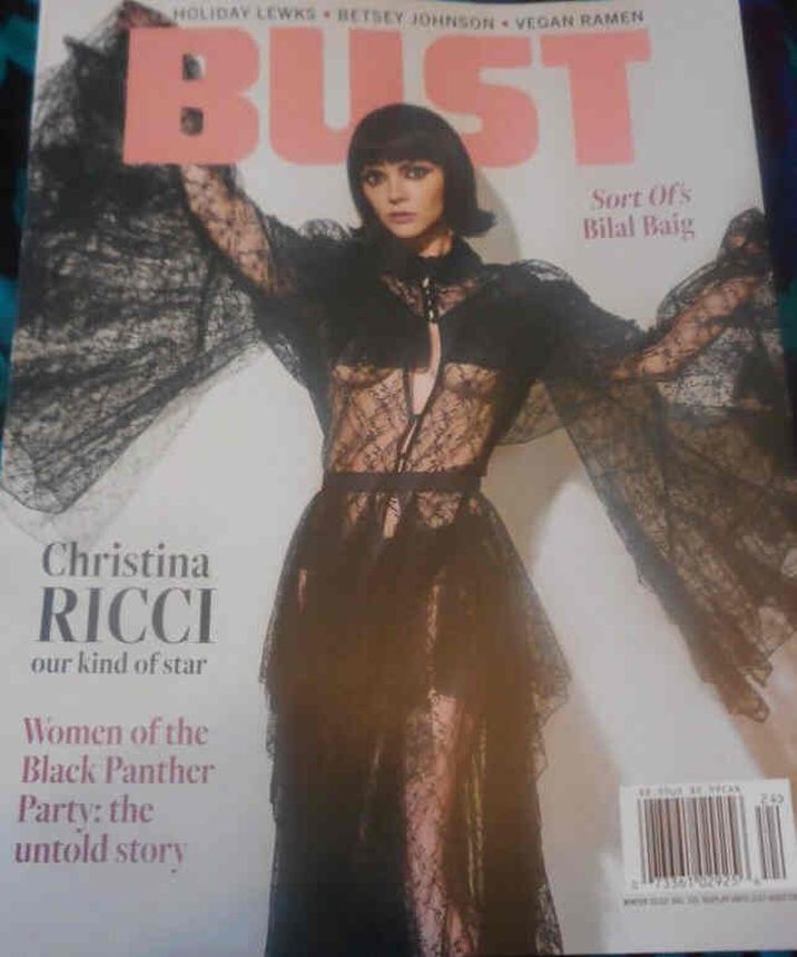 BUST magazine side cover Winter 2022